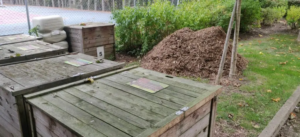 Broyat fournis par la soci&eacute;t&eacute; d'espaces vertes